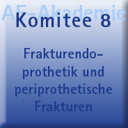 Button Komitee Frakturendoprothetik blau
