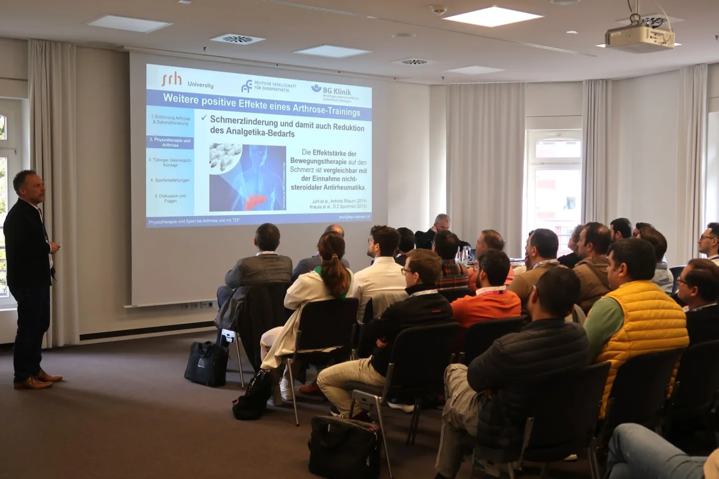 Prof. Merk im Plenum